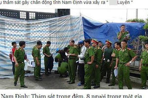 Nam Định: Kẻ tung tin đồn ‘thảm án 8 chết’ từng bịa chuyện nghệ sĩ tử vong để câu view