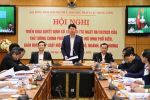 Đổi mới hoạt động của Hội đồng phối hợp phổ biến giáo dục pháp luật các cấp