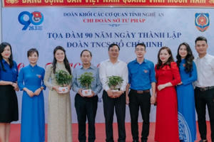 Chi Đoàn Sở Tư pháp Nghệ An: “Điểm sáng” trong thi đua, chào mừng Tháng Thanh niên và Đại hội Đoàn các cấp nhiệm kỳ 2022-2027