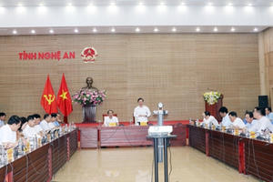 Nghệ An: Thống nhất phương án tổng thể sắp xếp đơn vị hành chính