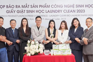 Ra mắt sản phẩm giấy giặt sinh học Laundry Clean