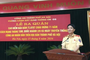 Ra quân đảm bảo TTATGT dịp Quốc khánh 2/9 Ra quân đảm bảo TTATGT dịp Quốc khánh 2/9