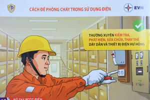 EVNHANOI khuyến nghị một số biện pháp phòng cháy chữa cháy