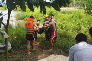 Tìm thấy thi thể người đàn ông gặp nạn trên sông Lam