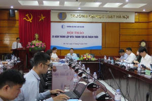 Đại học Luật Hà Nội tổ chức Hội thảo về WTO