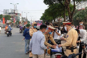 Hơn 5.600 trường hợp vi phạm trật tự, an toàn giao thông bị xử lý trong ngày 1/5