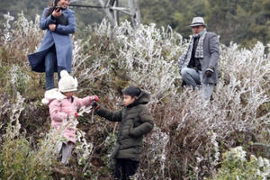 Cận cảnh băng giá kỳ thú ở Sa Pa