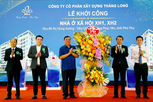 Phú Thọ: Khởi công Dự án nhà ở xã hội Hùng Vương - Tiền Châu do Công ty cổ phần xây dựng Thăng Long làm chủ đầu tư Phú Thọ: Khởi công Dự án nhà ở xã hội Hùng Vương - Tiền Châu do Công ty cổ phần xây dựng Thăng Long làm chủ đầu tư