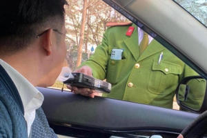 Cục Cảnh sát Giao thông thông tin về trường hợp có nồng độ cồn không liên quan đến bia, rượu
