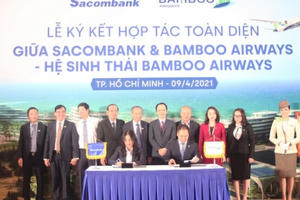 Sacombank và Bamboo Airways ký hợp tác toàn diện