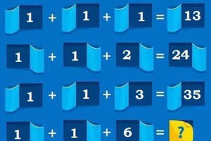 Bài toán 1 + 1 + 6 = ?