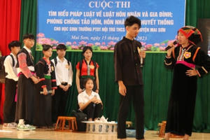 Nâng cao kiến thức pháp luật cho học sinh người dân tộc thiểu số