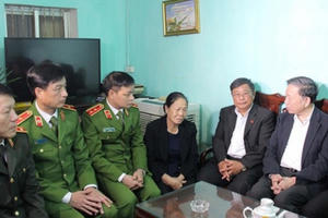 Cấp Bằng Tổ quốc ghi công, thăng cấp bậc hàm cho 3 liệt sỹ Bộ Công an