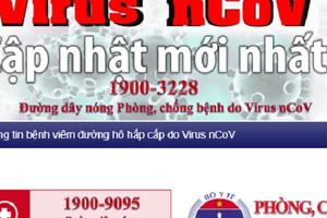 Bộ Y tế có thêm đường dây nóng miễn phí tư vấn chống dịch viêm phổi cấp