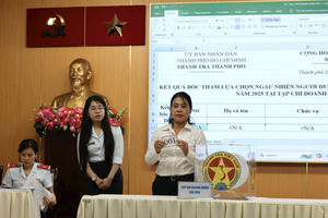 TP.HCM bốc thăm chọn 66 người để xác minh tài sản, thu nhập TP.HCM bốc thăm chọn 66 người để xác minh tài sản, thu nhập