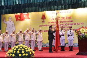 Hà Nội: Lực lượng Cảnh sát ĐTTP về ma túy kỷ niệm 20 năm thành lập
