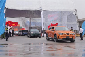 Hải Phòng: Vinfast xuất khẩu lô xe điện đầu tiên ra thế giới