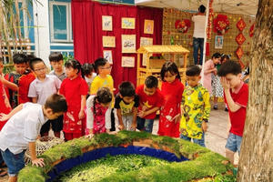 Trường Tiểu học Phúc Diễn tưng bừng tổ chức “Hội chợ quê” dành cho học sinh