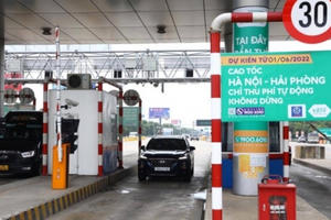 Xử phạt xe không dán thẻ ETC đi trên cao tốc Hà Nội - Hải Phòng từ 1/6
