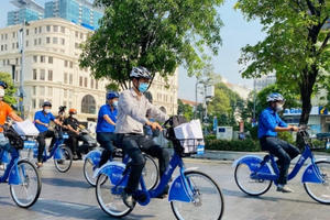 Hà Nội thí điểm "xe đạp đô thị" ở 6 quận, giá thuê 10.000 đồng một giờ