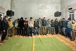 Hà Giang: Bắt giữ 20 đối tượng sát phạt nhau trên chiếu bạc