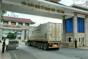 Cửa khẩu Quốc tế Thanh Thủy tấp nập dịp nghỉ lễ