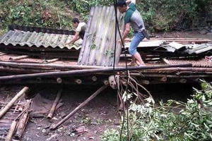 Thanh Hóa: Giông lốc, mưa đá gây thiệt hại nhà cửa, hoa màu