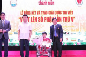 Cuộc thi viết "Vượt lên số phận" lần thứ V là dịp giới thiệu những tấm gương tiêu biểu, lan toả nghị lực