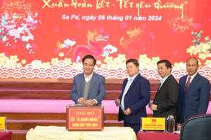 Sa Pa: Gần 500 triệu đồng ủng hộ “Tết vì người nghèo - Xuân Giáp Thìn” năm 2024
