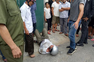 Nhóm thanh niên gây tai nạn, còn chống đối cả công an