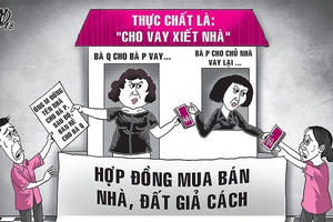 Hợp đồng giả nhưng mất tài sản thật Hợp đồng giả nhưng mất tài sản thật