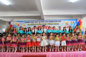 Huế: Trường Mầm Non Vĩnh Ninh tưng bừng khai giảng năm học mới