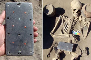 Phát hiện bộ hài cốt 2137 năm tuổi kèm một thứ giống hệt... iPhone!