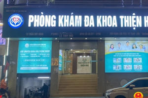 Đình chỉ hoạt động 3 tháng đối với Phòng khám đa khoa Thiện Hòa