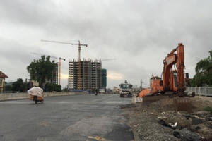 Xác minh thông tin "cây cầu xốp" giữa lòng Thủ đô