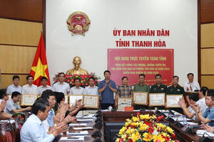 Thanh Hoá: Tổng kết công tác phòng, chống thiên tai, tìm kiếm cứu nạn và phòng thủ dân sự năm 2024