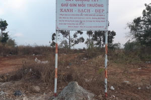 Nhếch nhác tuyến đường Vành đai phía Tây TP Buôn Ma Thuột