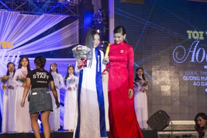 Trương Thị May diện áo dài nền nã, tìm kiếm Gương mặt Nữ sinh áo dài 2018