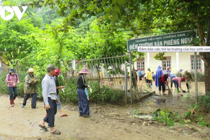 Trường học ở vùng lũ Sơn La nỗ lực khắc phục thiệt hại để đón học sinh