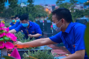 Tuổi trẻ cả nước tri ân các anh hùng liệt sỹ, gia đình có công với cách mạng