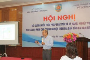 Ngày càng thiếu hụt cán bộ pháp chế địa phương