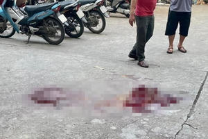 Hà Nội: Đâm chết người rồi đến công an đầu thú