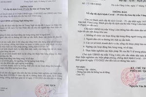 Bất ngờ, xã yêu cầu dân chỉ ra ngoài khi cần thiết, phát phiếu đi chợ