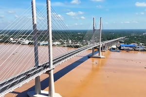 Cầu Rạch Miễu 2 sẽ khánh thành vào ngày 19/8