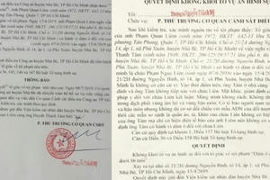 Công an huyện Nhà Bè ra Quyết định không khởi tố vụ án hình sự vụ cháu bé 3 tuổi nghi bị xâm hại