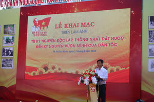 TP Hồ Chí Minh: Triển lãm ảnh Từ độc lập dân tộc đến kỷ nguyên vươn mình