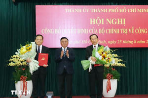 Đồng chí Trần Lưu Quang giữ chức Bí thư Thành ủy TP Hồ Chí Minh