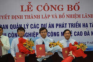Đà Nẵng thành lập BQL Các dự án phát triển hạ tầng khu công nghiệp và công nghệ cao