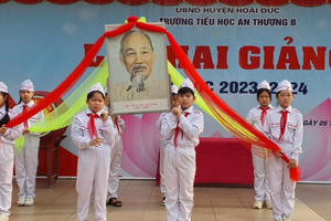 Trường Tiểu học An Thượng B: Tưng bừng Khai giảng năm học mới 2023 - 2024