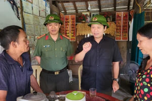 Bộ Công an khảo sát, xây dựng 1.000 nhà ở cho hộ nghèo tại Hà Tĩnh